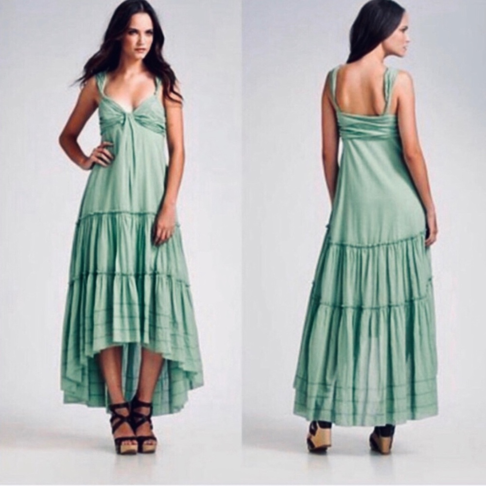 DVF Diane von Furstenberg Veritas Tiered Long Maxi Dress
